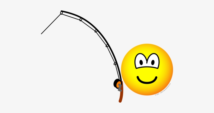 Fishing Emoticon - Smiley Fisherman, transparent png #1791573