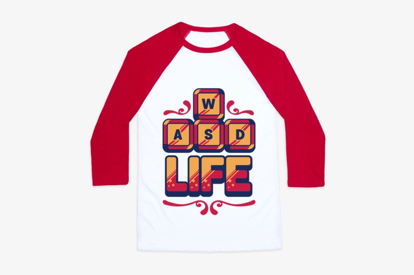 Wasd Life Baseball - Pun Pi Day Shirts, transparent png #1791995