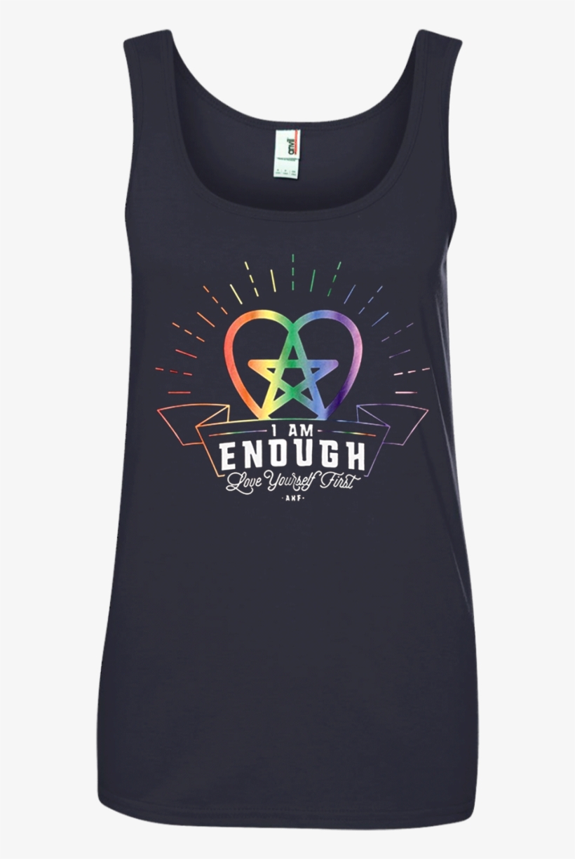 I Am Enough Love Yourself First - Resting Witch Face Shirt, transparent png #1792020