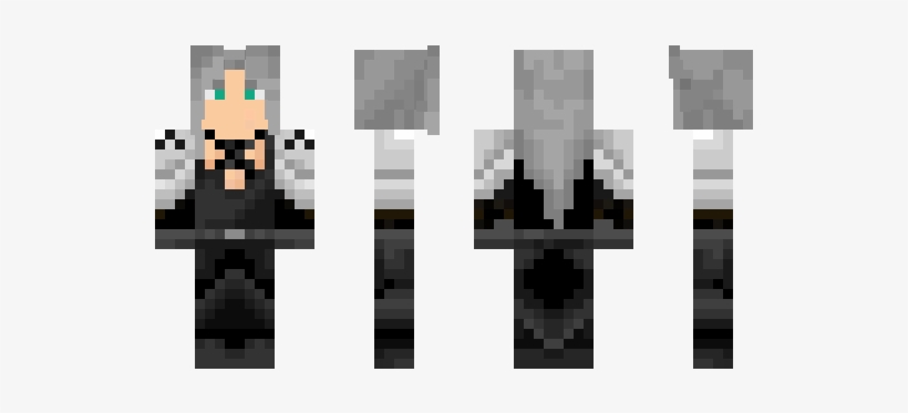 Minecraft Skin Sephiroth - Minecraft, transparent png #1792067