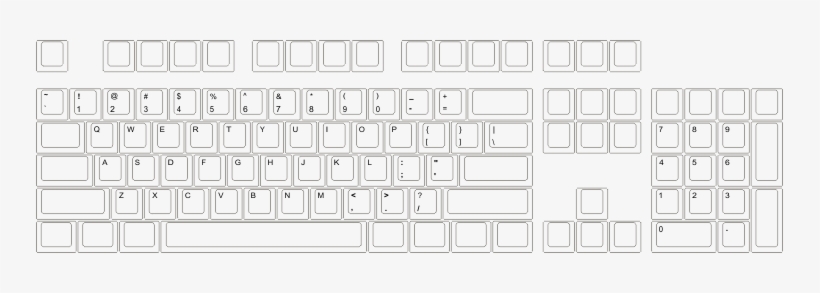 Clip Art Library Library Wasd Keyboards Wasd V - Us International Keyboard Layout .svg, transparent png #1792166