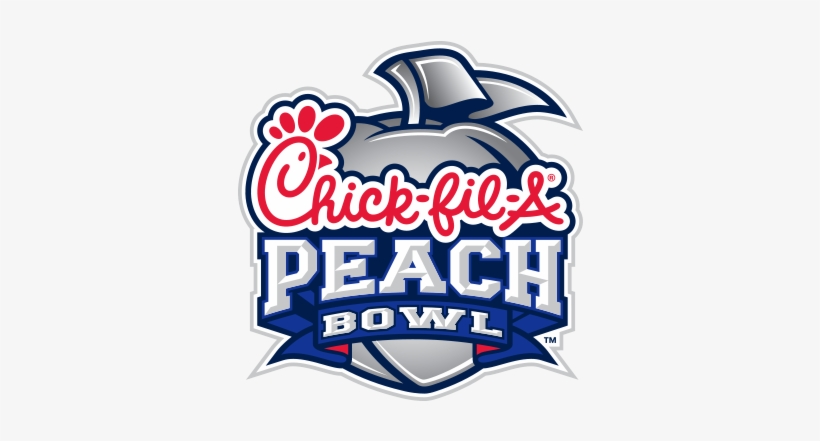 Chick Fil A Bowl - Chick Fil A Peach Bowl Logo, transparent png #1792536
