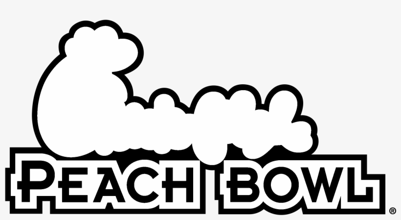Chick Fil A Peach Bowl Logo Black And White - Chick Fil A Peach Bowl 2000, transparent png #1792829