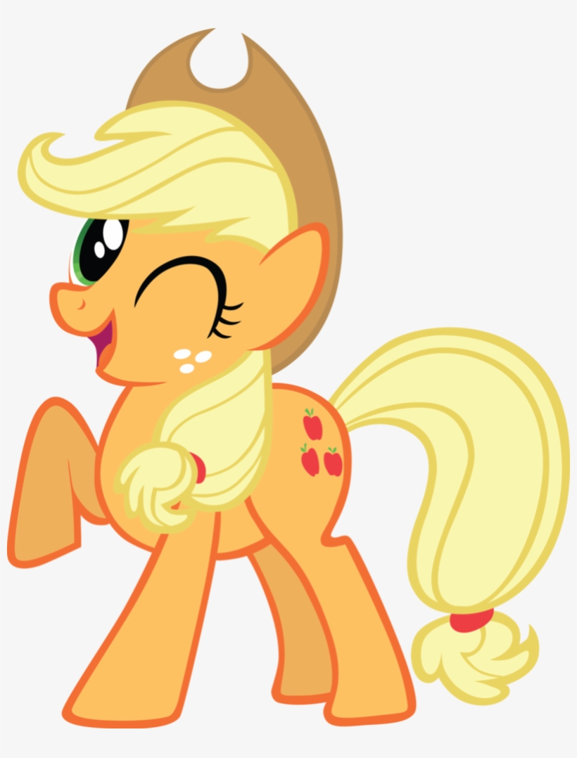 Applejack My Little Pony Rarity Rainbow Dash - My Little Pony Applejack Png, transparent png #1793120