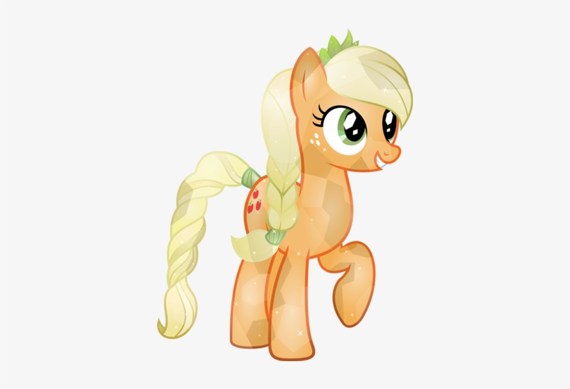 368px-crystal Applejack - My Little Pony Crystal Applejack, transparent png #1793143