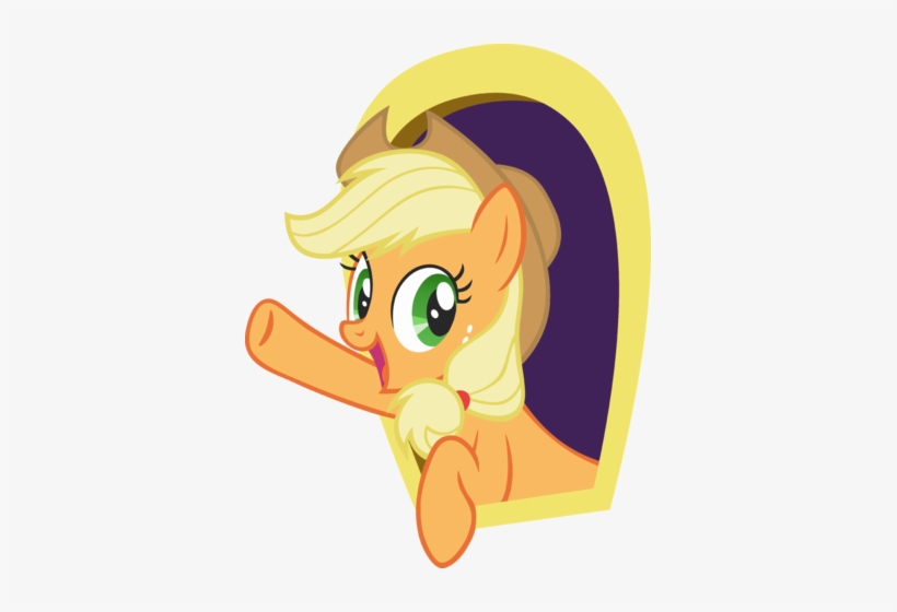 Applejack - Gif De Hola Y Chau, transparent png #1793219