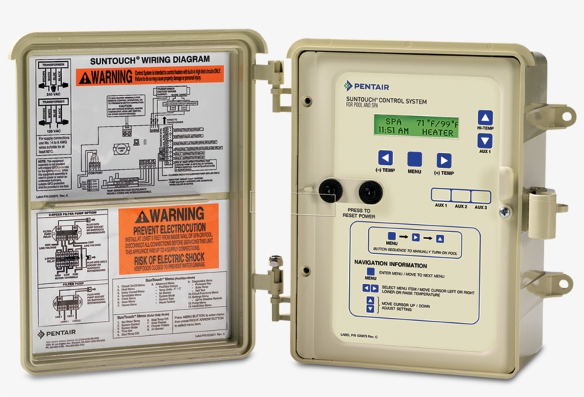 Control System - Pentair Suntouch Solar Control Solar Valve And Acuator, transparent png #1793239