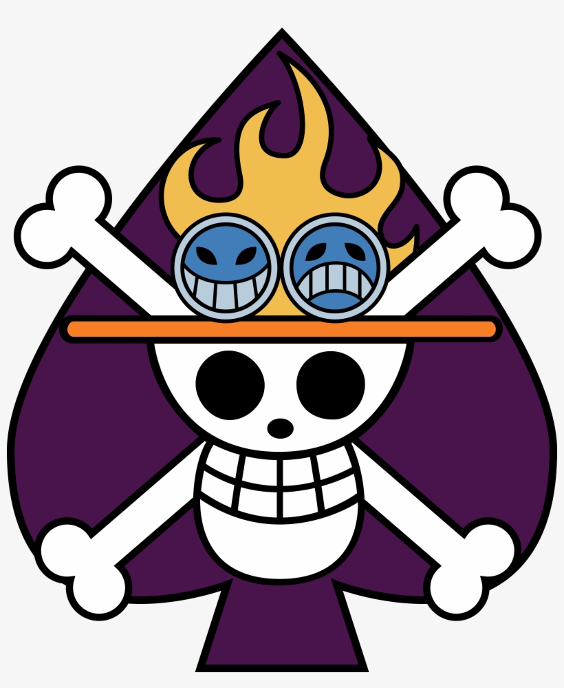 One Piece What Is Your Favorite Jolly Roger - One Piece Jolly Roger Ace, transparent png #1793331