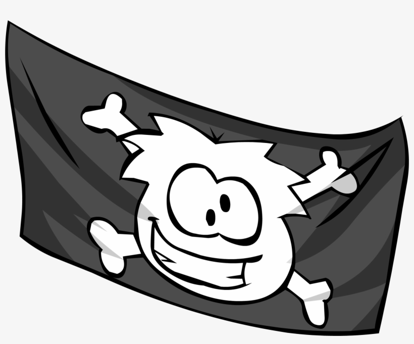 Jolly Roger Flag Sprite - Bandera De Barco Pirata, transparent png #1793397