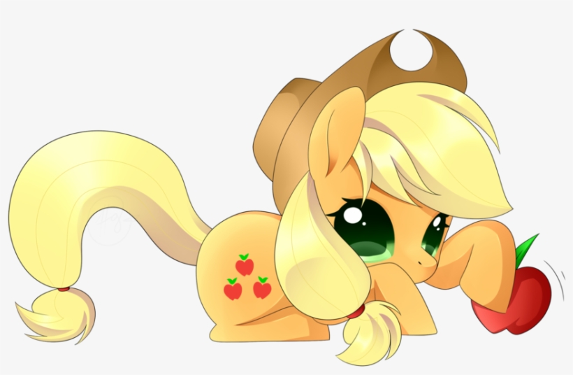 , Cute Applejack ) - Mlp Chibi Applejack, transparent png #1793876
