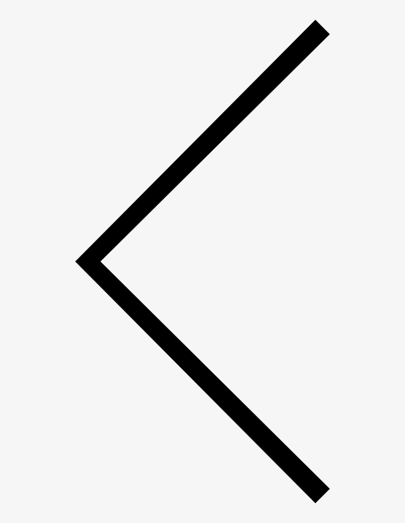 Essential Light Chevron Left Comments - Less Than Arrow Png, transparent png #1794111
