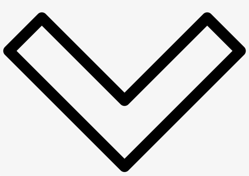 Chevron W Dół Icon - Icon, transparent png #1794280