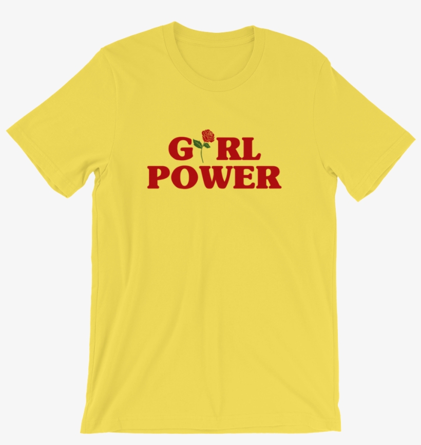 Girl Power Rose T-shirt - T Shart, transparent png #1794396