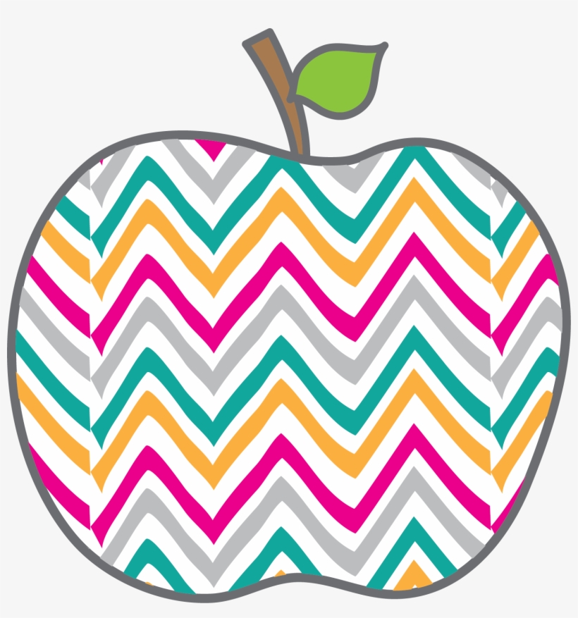 Vector Transparent Stock Collection Of Apple Clipart - Chevron Apple Clipart, transparent png #1794454