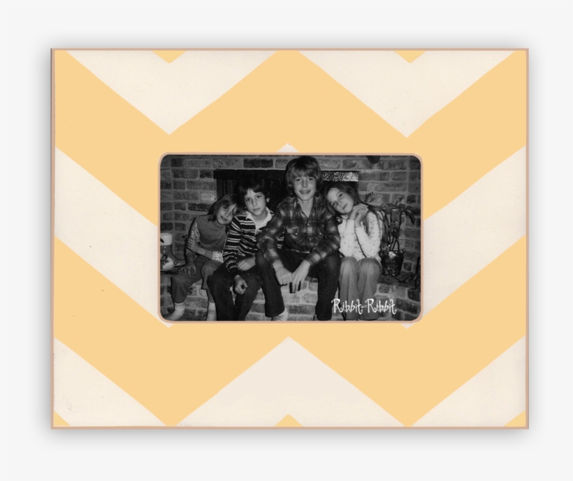 Chevron Butter - Cousins Chevron Butter Picture Frame, transparent png #1794611