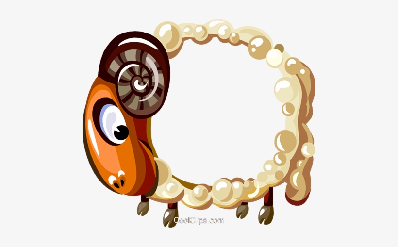 Cartoon Sheep Frame Royalty Free Vector Clip Art Illustration - Frame Cartoon Vector Png, transparent png #1794795