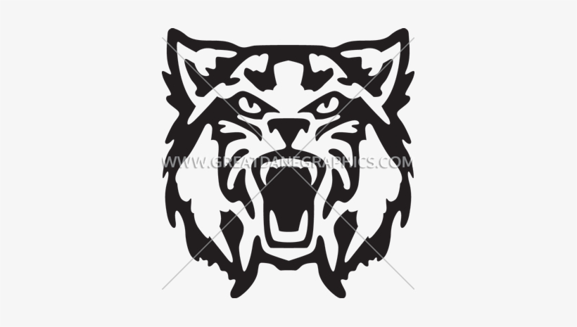 Wild Cat Head - Wildcats Football Logo Svg, transparent png #1794889