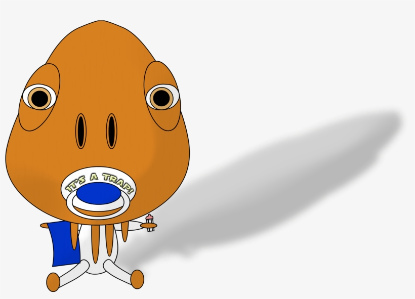 Baby Ackbar - Cartoon, transparent png #1795091