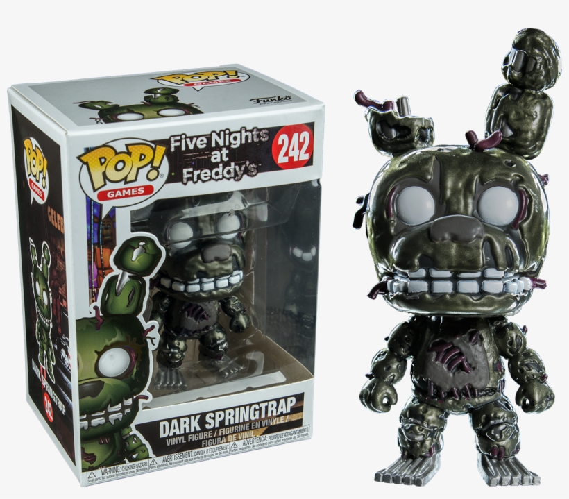 Five Nights At Freddys Dark Springtrap Us Exclusive - Dark Springtrap Funko Pop, transparent png #1795268