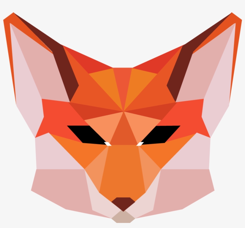 Polygonal Fox, transparent png #1795370