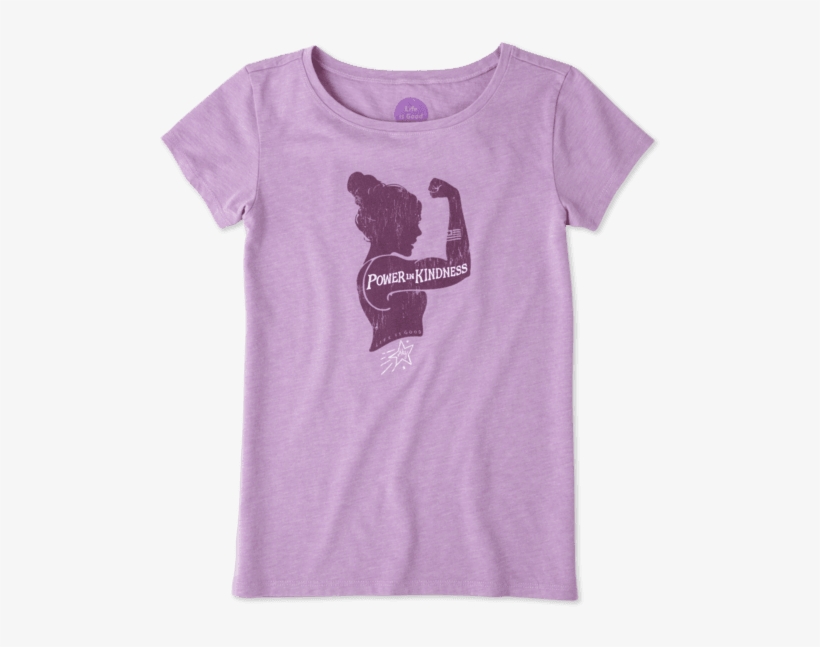 Girls Power In Kindness Aly Tee - Life Is Good Womens Power In Kindness Aly Tee, transparent png #1795386