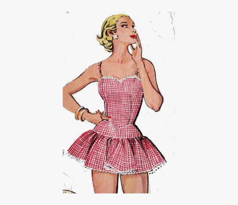 Bathing Suit Or Ballet Costume Pattern - Dress, transparent png #1795443