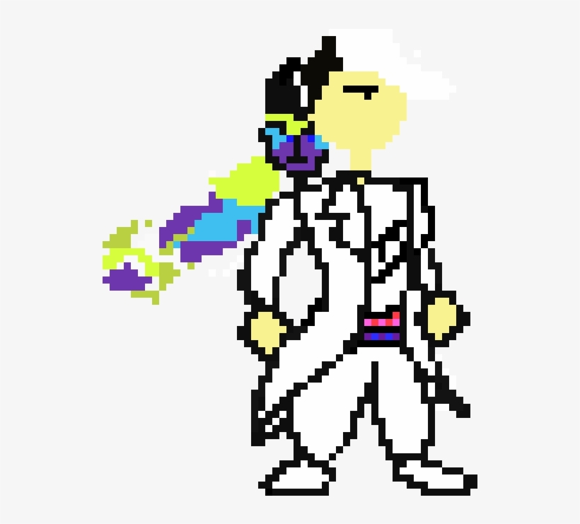 Jotaro Kujo - Jotaro Kujo Pixel Art, transparent png #1795581