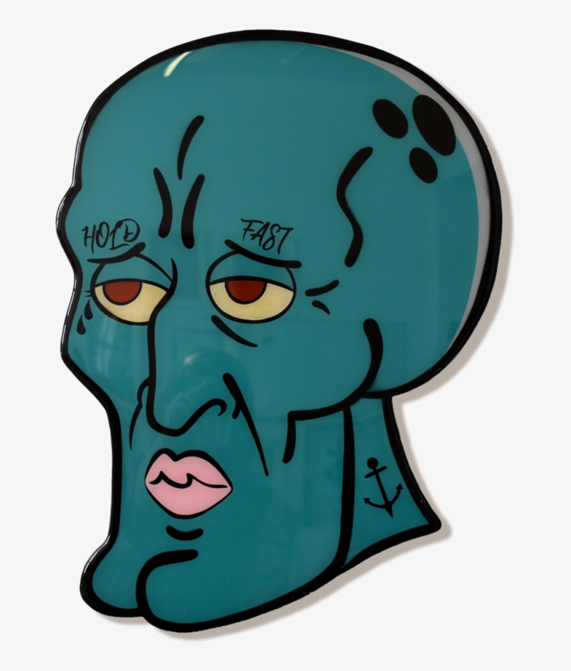 'handsome Ass Squidward' By Jason Rowland, transparent png #1795605