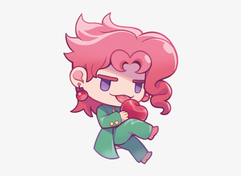 Smol Kakyoin To Match With The Jotaro Chibi Stickers - Chibi Jotaro X Kakyoin, transparent png #1795658