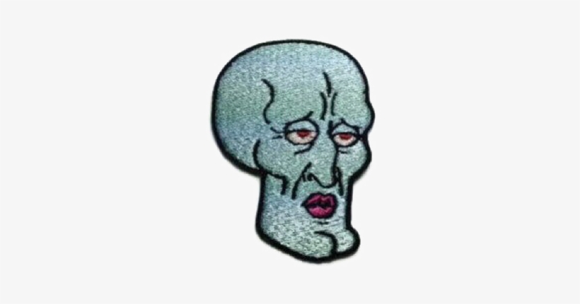 Overlay Image - Handsome Squidward Patch, transparent png #1795710