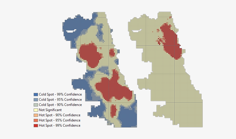 Violent Crime And Liquor Vendor Hot Spot Maps - Hotspot Analysis Crime In Chicago, transparent png #1795880