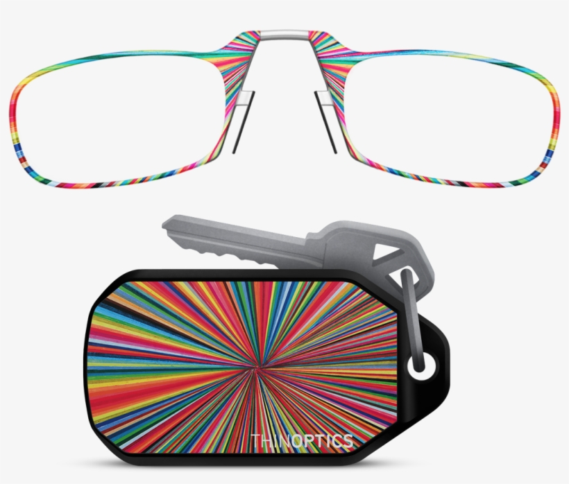 0 Replies 1 Retweet 4 Likes - Thinoptics Keychain Case & Readers, transparent png #1796009