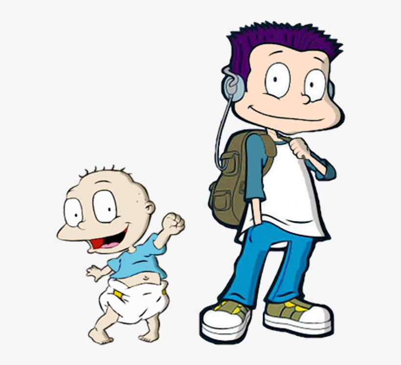 Dil And Tommy-yv302 - Rugrats Tommy Grown Up, transparent png #1796110