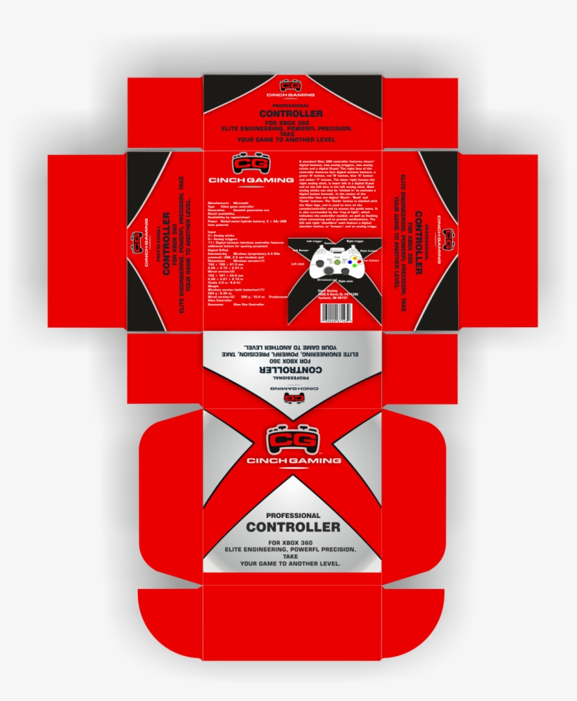 Modern, Professional, Product Packaging Design For - Cinch Gaming, transparent png #1796500