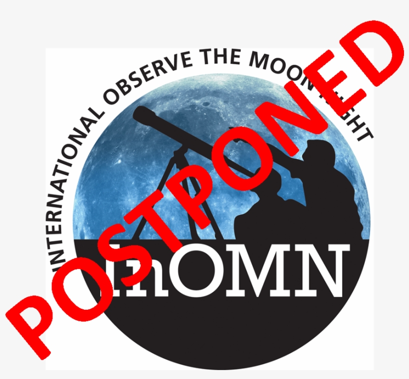 Inomn-postponed - International Observe The Moon Night 2018, transparent png #1796755