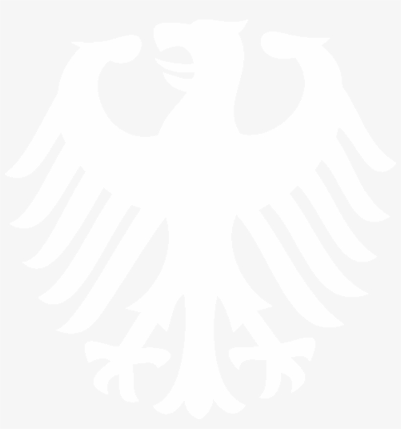 Filegerman Eagle Png German Eagle Black And White - Vintage Style Badminton Logo, transparent png #1796841