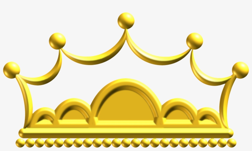 Gold Crown 6 Banner Royalty Free Download - Gold Crown Png Transparent, transparent png #1796962