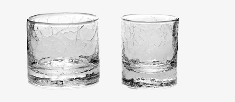 Sempre Whiskey Glass Cracked - Cracked Whiskey Glass, transparent png #1796990