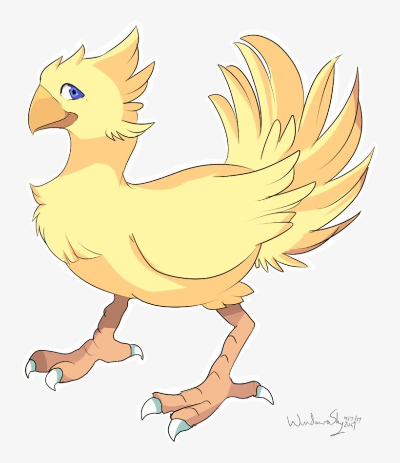 Chocobo By Windaura On Deviantart Clip Free Download - Rooster, transparent png #1797074