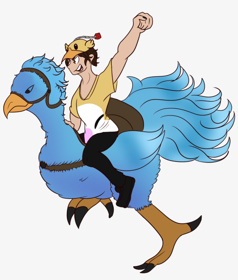 Fuck Yeah Chocobo - Cartoon, transparent png #1797411