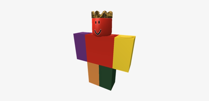 Kaleb12 With Golden Crown Roblox Playtime Free Transparent Png