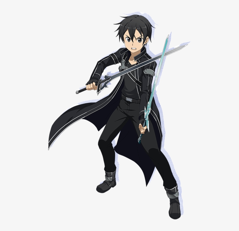 Sword Art Online Kirito Png - Kirito Sao Kirito, transparent png #1797701