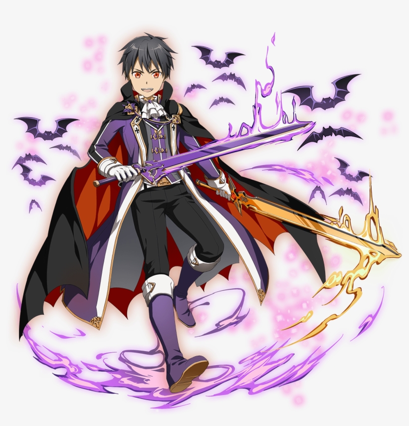 Md Bewitching Blood Fangs - Sao Memory Defrag Kirito, transparent png #1797838