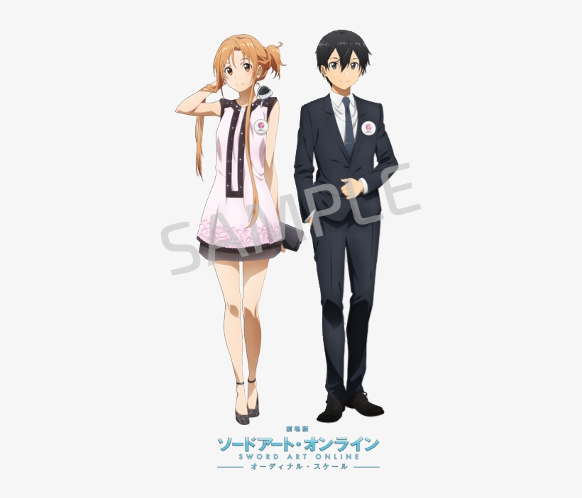 Imageillustration Of Kirito And Asuna For Animejapan - Sword Art Online Kirito And Asuna Ordinal Scale, transparent png #1797976