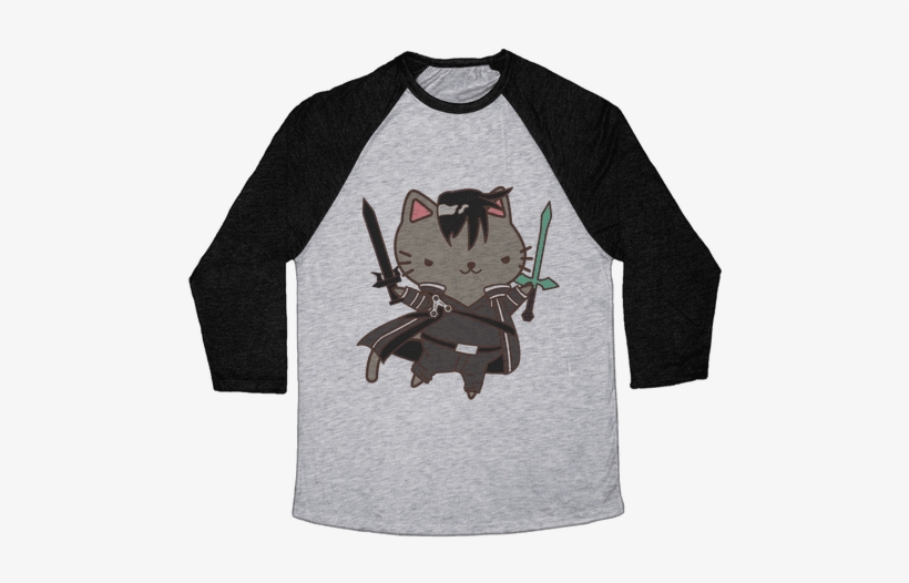 Cat Cosplay Kirito - Heroes Never Die Shirt, transparent png #1797979