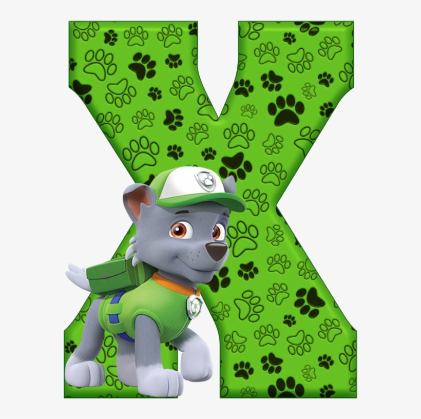 *✿**✿*x*✿**✿*de Alfabeto Decorativo - Alfabeto Da Patrulha Canina, transparent png #1798475