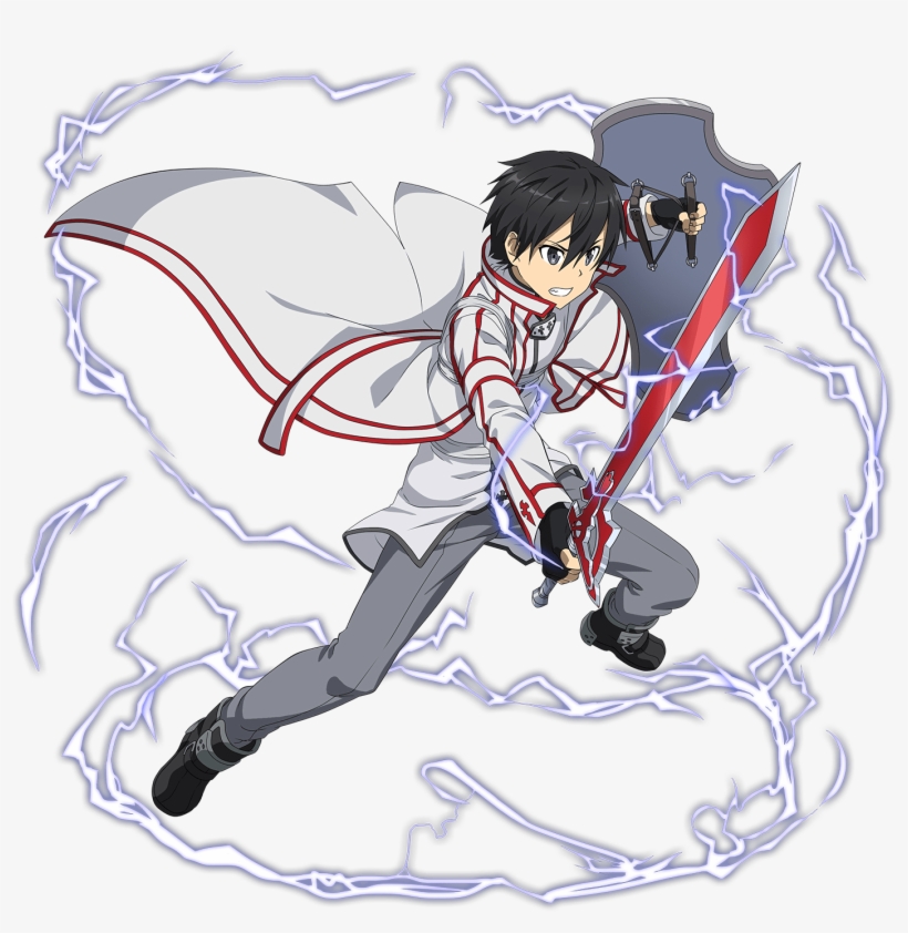 Swordsman Drawing Sword Art Online Kirito - Sao Md Kob Kirito, transparent png #1798500