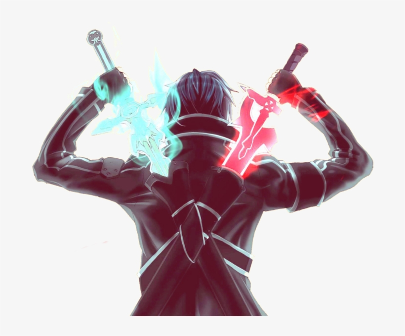 Kirito - Dual Wielding Sword And Gun, transparent png #1798708