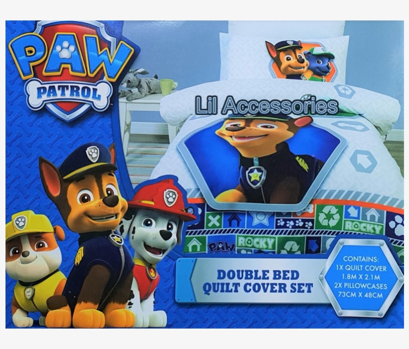 Paw Patrol Quilt Cover Set, transparent png #1798777
