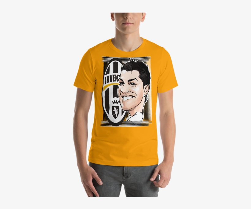 Cristiano Ronaldo Cr7 Caricature Cartoon Juventus Fc - T-shirt, transparent png #1798820